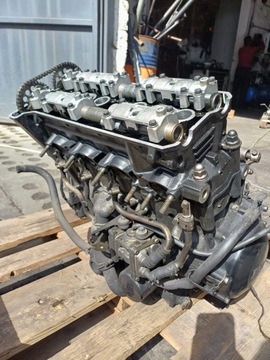 SILNIK BLOK GŁOWICA SŁUPEK SILNIKA KOLEKTOR WYDECHOWY YAMAHA R1 RN01 N503E