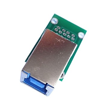 Разъем 90 градусов USB3.0, тип B, гнездовой анализ