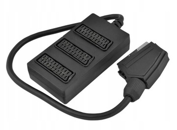 WTYK - 3X GNIAZDO EURO SCART Rozdzielacz złącze