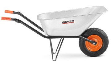 Садовая тачка из оцинкованной стали ВЫШЕ 130 л, прочная и ДОЛГОВЕЧНАЯ.