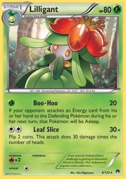 Pokemon TCG Trawiasty - Lilligant (BKP 8) Stan Excellent