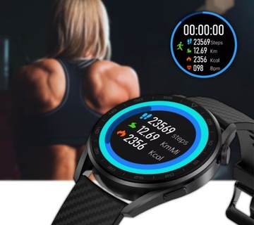 Zegarek męski SMARTWATCH Rubicon ROZMOWY KROKI SMS