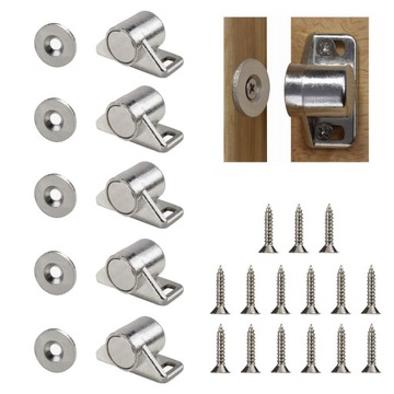 ZATRZASK MAGNETYCZNY DO SZAFEK NEODYMOWY DRZWI MOCNY MAGNES 5 szt