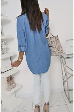 Повседневная рубашка EMMELINE OVERSIZE! WZ.12 XL