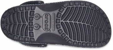 Męskie Buty Chodaki Klapki Crocs Classic Topographic 208263 Clog 45-46