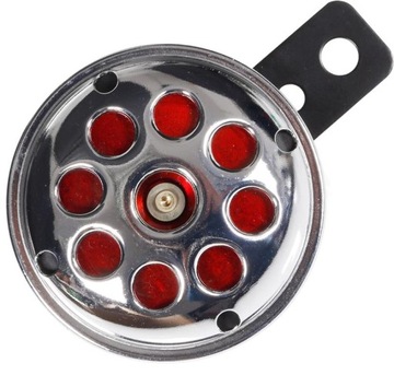 МОТОЦИКЛОВЫЙ СИГНАЛ 12В ХРОМ/КРАСНЫЙ УНИВЕРСАЛЬНЫЙ