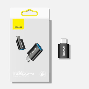 АДАПТЕР BASEUS USB-C - КОНВЕРТЕР USB-АДАПТЕРА ДЛЯ ТЕЛЕФОНА OTG 10 ГБ/С