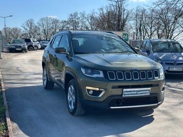 Jeep Compass II SUV 1.4 Multiair 170KM 2018 Jeep Compass Raty juz od 1200ZL Navi Radar Automat 170KM Skora full opcja, zdjęcie 4