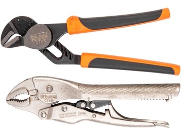 ТРУБНЫЕ ЩИПЦЫ С ВСТАВКАМИ + ЗАЩЕЛКА МОРЗЕ, 2 ШТ.