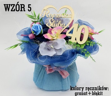 Букет полотенец ПОДАРОК ​​на юбилей 50 лет свадьбы