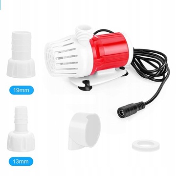 12V POMPA WODY W AKWARIUM 20W FONTANNY WODOSPADU 1200L/H POMPA GŁĘBINOWA