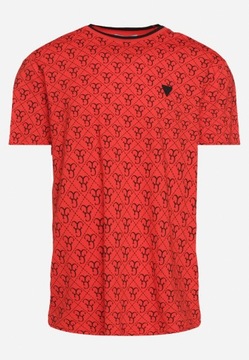 Born2Be Czerwona Koszulka męska XXL T-shirt