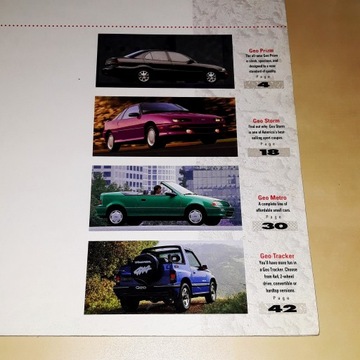 Гео Призм, Шторм, Метро, ​​Трейсер большого формата