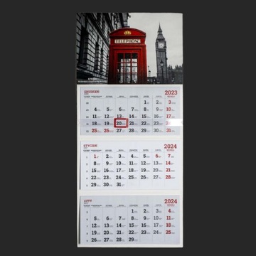 Календари трехсторонние - 50 шт.