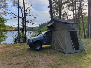 Предверие для палатки на крышу Far Away Equipment 160, зеленое