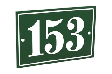 Таблица Дом номер 10x15 см. Персонализация гравировки гравюры