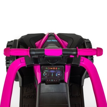 Baby Mix Mega jeździk dziecięcy z rączką do prowadzenia efekty dźwiękowe