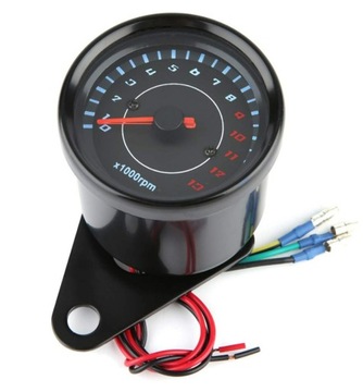UNIWERSALNY OBROTOMIERZ MOTOCYKLOWY 60mm 13000 RPM Elektroniczny Analogowy