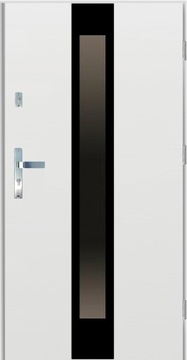 Drzwi zew. 72mm SI4CP BLACK Czyste pow Ud=1,3 90P