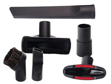 ZESTAW SZCZOTEK I SSAWEK PASUJĄCY DO ODKURZACZY 32 MM - 35 MM 6 ELEMENTÓW