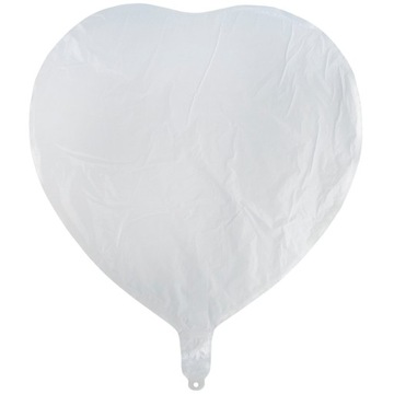 ФОЛЬГИРОВАННЫЙ ШАР БЕЛОЕ СЕРДЦЕ НА ДЕНЬ ВАЛЕНТИНА
