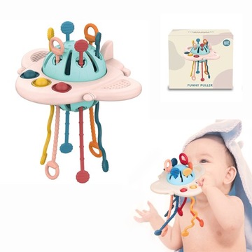 Zabawka Sensoryczna Gryzak Montessori Niemowląt