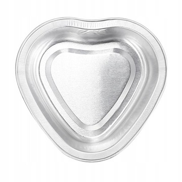 10 sztuk folii aluminiowej w kształcie serca
