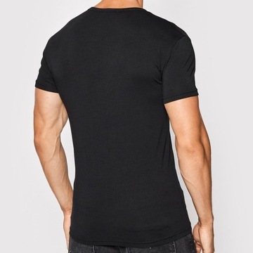 Emporio Armani t-shirt koszulka męska czarna crew-neck S