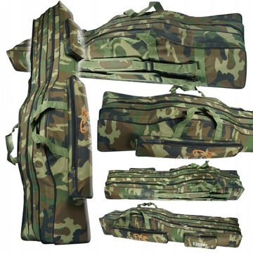 POKROWIEC NA WĘDKI 3 KOMORY 100 cm HOKKAIDO DRUT