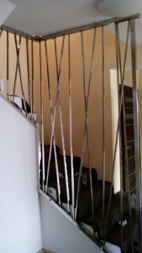 .R - 1 метр - 4х4 см. Профиль из ПОЛИРОВАННОЙ нержавеющей стали 40х40х1,5 мм I 100 см.