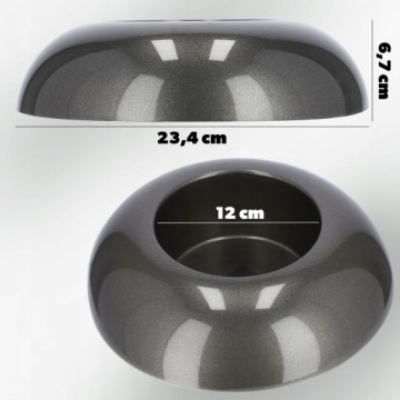 Композиция POND DECK COMPOSITIONS STROKER BASE IKEBANA GRAPHITE 12cm