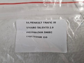 FIAT TALENTO II TRAFIC III VIVARO B RELÉ SVÍČEK ŽHAVÍCÍCH 110675590R