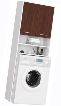 SŁUPEK ŁAZIENKOWY NAD PRALKĘ KLASYCZNY 4 PÓŁKI MAT