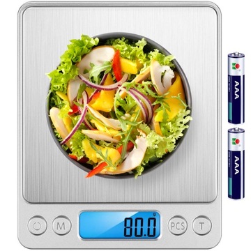 ТОЧНЫЕ ЭЛЕКТРОННЫЕ ЮВЕЛИРНЫЕ КУХОННЫЕ ВЕСЫ 2000г 2кг/0,1г