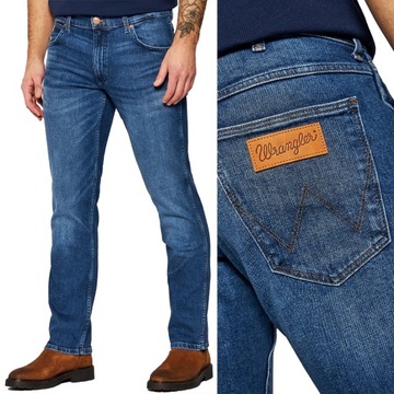 Wrangler GREENSBORO HardEdge MĘSKIE DŻINSY W33 L36