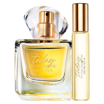 AVON TTA TODAY ZESTAW WODA PERFUMOWANA DAMSKA 50ML + PERFUMETKA