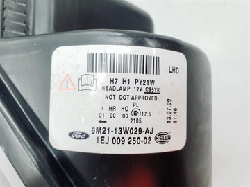 FORD S MAX MK1 GALAXY MK2 06-14R PRAVÁ SVĚTLO PŘEDNÍ ORIG EU !