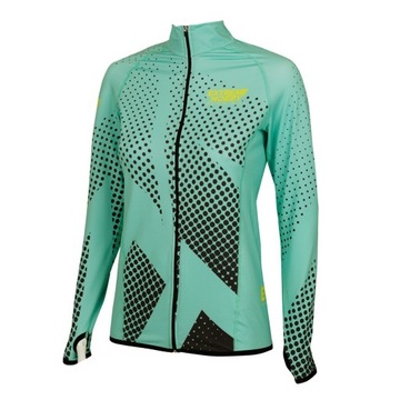 Bluza długa biegowa damska HALFTONE MIĘTOWY XS EXTREME HOBBY