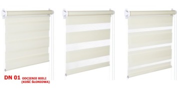 Рулонная штора День Ночь с НАПРАВЛЯЮЩИМ 67х215 13 ЦВЕТОВ