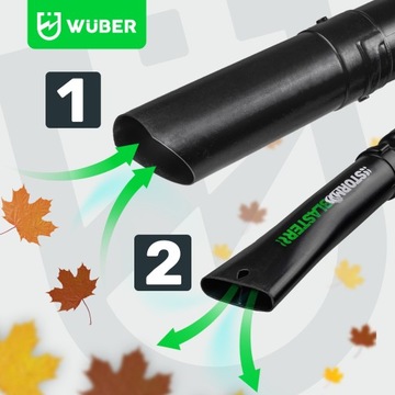 БЕНЗИНОВАЯ ВОЗДУХОДУВКА 1600ВТ САДОВАЯ ДЛЯ ЛИСТ 50Л ПЫЛЕСОС ИЗМЕЛЬЧИТЕЛЬ + МАСЛО