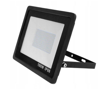 Naświetlacz warsztatowy LED 100W NEUTRALNY 9000lm na hale magazyn IP66