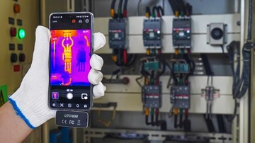 UTI740M Термическая визуализация камера 400x300 -20-550 ° C к телефону UN-T