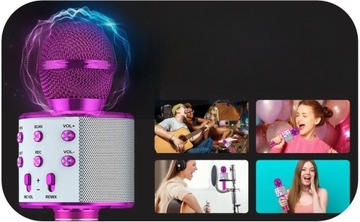 БЕСПРОВОДНОЙ BLUETOOTH МИКРОФОН ДЛЯ ДЕТЕЙ С ДИНАМИКОМ КАРАОКЕ В ПОДАРОК