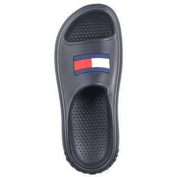 Buty na Lato Klapki Tommy Hilfiger Foam Slide T3X0-33461-0083 Blue