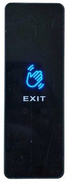 НАРУЖНАЯ КНОПКА ВЫХОДА НА ПОВЕРХНОСТИ ОТКРЫТЬ ДВЕРЬ ВОРОТА ЧЕРНЫЙ IP68 СВЕТОДИОД