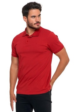 Koszulka Polo Męska Elegancka Klasyczna Gładka Bawełna Premium MORAJ L