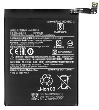 Nowa Bateria Xiaomi MI 10T 5G BM53