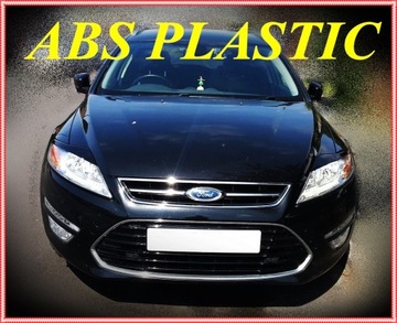 FORD MONDEO MK4 брови ЧЕРНЫЕ///ПЛАСТИК///АБС///