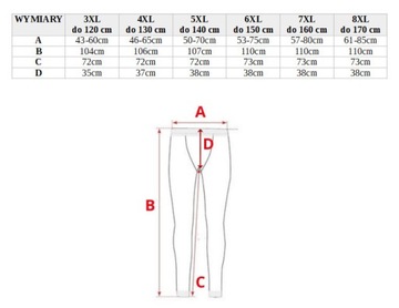 DUŻE MĘSKIE KALESONY ANDRIU CZARNE 6XL