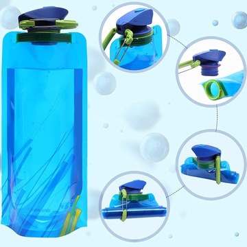 МЯГКАЯ БУТЫЛКА ГИБКАЯ БУТЫЛКА ДЛЯ ВОДЫ ДЛЯ БЕГА СКЛАДНАЯ гибкая 6x